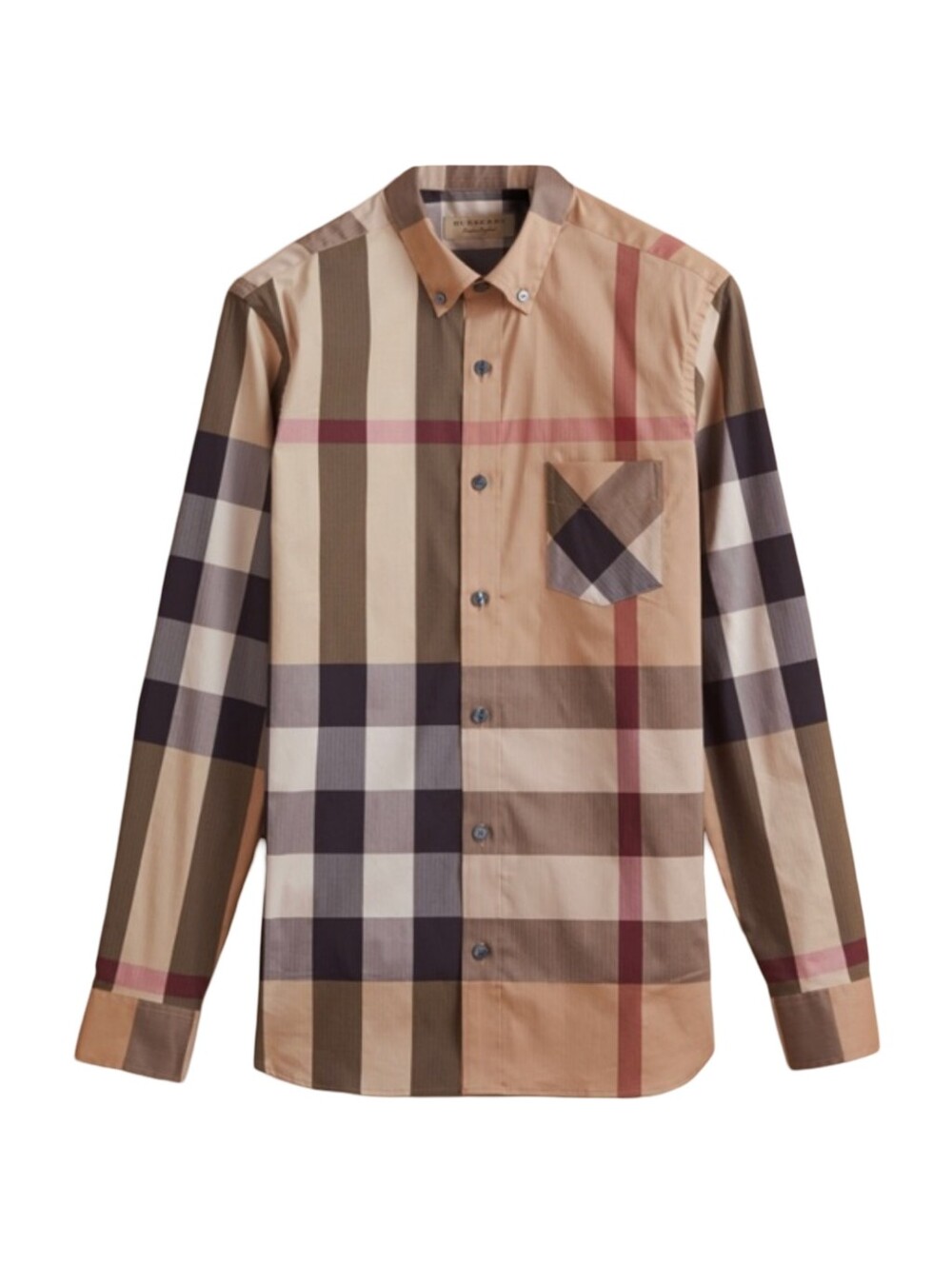 mens burberry long sleeve button up